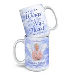 Custom Photo Not A Day Goes By That You Are Not Missed - Memorial Personalized Custom Mug - Sympathy Gift For Family