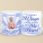 Custom Photo Not A Day Goes By That You Are Not Missed - Memorial Personalized Custom Mug - Sympathy Gift For Family