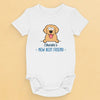 New Best Friend - Dog & Cat Personalized Custom Baby Onesie - Baby Shower Gift, Gift For Pet Owners, Pet Lovers