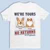 No Returns Or Refunds - Dog & Cat Personalized Custom Unisex T-shirt, Hoodie, Sweatshirt - Father's Day, Gift For Pet Owners, Pet Lovers