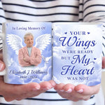 Custom Photo Not A Day Goes By That You Are Not Missed - Memorial Personalized Custom Mug - Sympathy Gift For Family