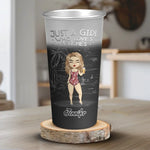 Life’s A Beach, Find Your Wave - Bestie Personalized Custom Aluminum Changing Color Cup - Summer Vacation Gift For BFF, Sisters