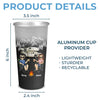 Making Memories At A Time - Camping Personalized Custom Aluminum Changing Color Cup - Gift For Husband Wife, Camping Lovers