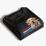 Custom Photo The Best Companionship Is With A Pet - Dog & Cat Personalized Custom Unisex T-shirt, Hoodie, Sweatshirt - 4th of July, Gift For Dog Lovers, Cat Lovers