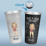 Life’s A Beach, Find Your Wave - Bestie Personalized Custom Aluminum Changing Color Cup - Summer Vacation Gift For BFF, Sisters