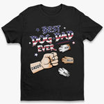 Life Is Better With Pawprints - Dog & Cat Personalized Custom Unisex T-shirt, Hoodie, Sweatshirt - 4th of July, Gift For Dad, Dog Lovers
