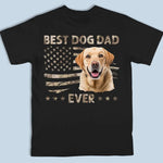 Custom Photo Ultimate Dog Dad - Dog & Cat Personalized Custom Back Printed Unisex T-shirt, Hoodie, Sweatshirt - Father's Day, Gift For Dad, Dog Lovers