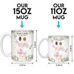Celebrating Love With My Favorite People - Bestie Personalized Custom Mug - Wedding Gift, Bridesmaid Gift For Bridesmaid, BFF, Best Friends