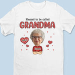 Custom Photo Blessed To Be Called Grammy - Family Personalized Custom Unisex T-shirt, Hoodie, Sweatshirt - Gift For Grandma