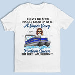 It's Pontoon Time - Family Personalized Custom Unisex T-shirt, Hoodie, Sweatshirt - Gift For Family Members, Pontoon Lovers