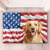 Custom Photo Home Is where Love Resides - Dog & Cat Personalized Custom Home Decor Decorative Mat - House Warming Gift For Pet Owners, Pet Lovers
