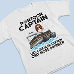 Living The Pontoon Dream - Family Personalized Custom Unisex T-shirt, Hoodie, Sweatshirt - Gift For Cruise Lovers, Boat Captains