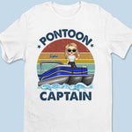 Life's Better On A Pontoon - Family Personalized Custom Unisex T-shirt, Hoodie, Sweatshirt - Gift For Women, Pontoon Lovers