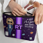 Life Is More Fun When I Travel - Travel Personalized Custom Cosmetic Bag - Holiday Vacation Gift, Gift For Women, Girls, Travel Lovers