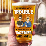 Custom Name Funny Best Friend Gifts - Personalized Beer Glass