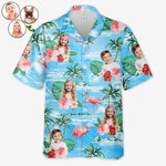 Custom Photo Those Kids Are Ready To Go To The Beach - Family Personalized Custom Unisex Tropical Hawaiian Aloha Shirt - Summer Vacation Gift, Gift For Family