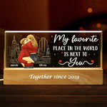 The Best Things In Life Are Better With You - Couple Personalized Custom Acrylic Letters 3D LED Night Light - Gift For Husband, Wife, Couple