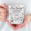 Family Means Nobody Gets Left Behind Or Forgotten - Family Personalized Custom 3D Inflated Effect Printed Mug - Gift For Family Members