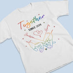 Love Is Love Forever - Couple Personalized Custom Unisex T-shirt, Hoodie, Sweatshirt - Gift For Couple, Husband, Wife