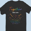 Love Matters, Love Is Love - Couple Personalized Custom Unisex T-shirt, Hoodie, Sweatshirt - Gift For Husband Wife, Anniversary, LGBTQ+