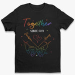 Love Matters, Love Is Love - Couple Personalized Custom Unisex T-shirt, Hoodie, Sweatshirt - Gift For Couple, Husband, Wife