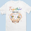 Love Wins, Love Matters - Couple Personalized Custom Unisex T-shirt, Hoodie, Sweatshirt - Gift For Husband Wife, Anniversary, LGBTQ+
