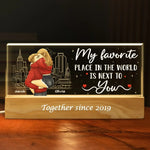 The Best Things In Life Are Better With You - Couple Personalized Custom Acrylic Letters 3D LED Night Light - Gift For Husband, Wife, Couple