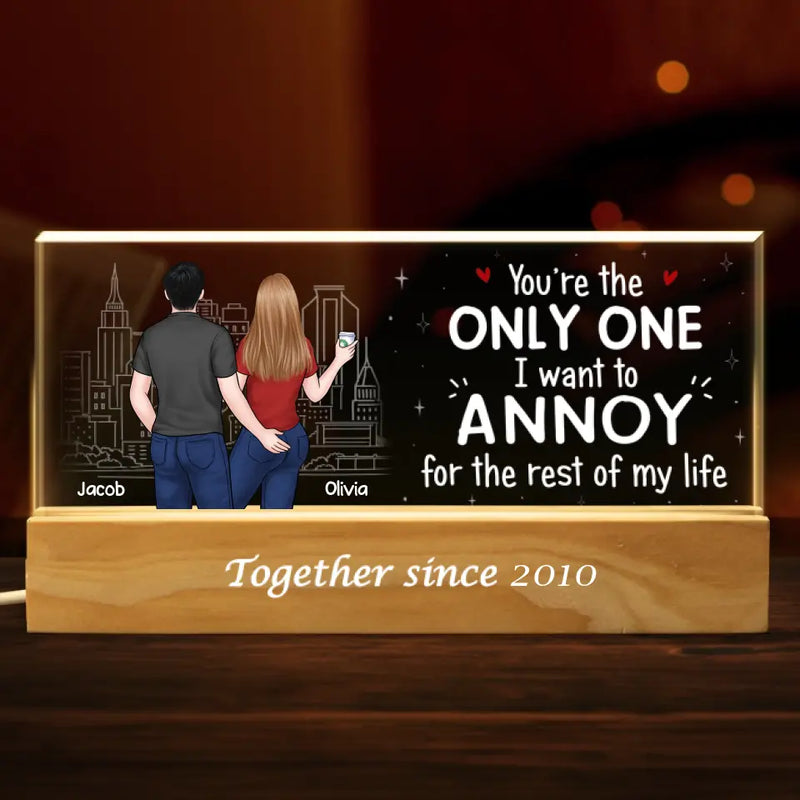 Love Is All You Need - Couple Personalized Custom Acrylic Letters 3D LED Night Light - Gift For Husband Wife, Anniversary