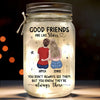 I Love The Memories That We Share Together - Bestie Personalized Custom Mason Jar Light - Gift For Best Friends, BFF, Sisters