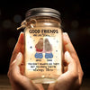 I Love The Memories That We Share Together - Bestie Personalized Custom Mason Jar Light - Gift For Best Friends, BFF, Sisters