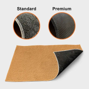 La maison est là où nous la garons - Tapis décoratif personnalisé pour la décoration intérieure - Cadeau de pendaison de crémaillère pour mari, femme, amoureux du camping, propriétaires d'animaux, amoureux des animaux