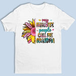 My Favorite Person Calls Me - Family Personalized Custom Unisex T-shirt, Hoodie, Sweatshirt - Gift For Grandma