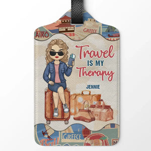 I Haven't Been Everywhere But It's On My List - Travel Personalized Custom Luggage Tag - Holiday Vacation Gift, Gift For Adventure Travel Lovers