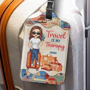 I Haven't Been Everywhere But It's On My List - Travel Personalized Custom Luggage Tag - Holiday Vacation Gift, Gift For Adventure Travel Lovers
