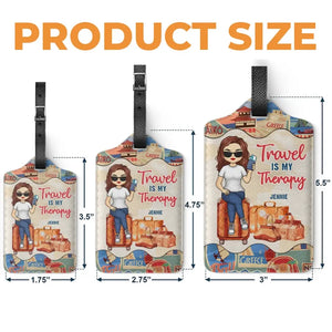 I Haven't Been Everywhere But It's On My List - Travel Personalized Custom Luggage Tag - Holiday Vacation Gift, Gift For Adventure Travel Lovers
