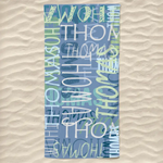 Summer Vibes - Family Personalized Custom Beach Towel - Summer Vacation Gift, Birthday Pool Party Gift For Family