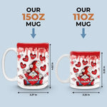 Mommy Knows A Lot But Grandma Knows Everything - Family Personalized Custom 3D Inflated Effect Printed Mug - Gift For Grandma
