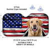 Custom Photo Happy Trip - Dog & Cat Personalized Custom Auto Windshield Sunshade, Car Window Protector - Gift For Pet Owners, Pet Lovers