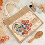 A Grandma's Love Is Forever And Always - Family Personalized Custom Tote Gift Bags, Jute Tote Bags, Beach Bags - Gift For Grandma