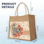 A Grandma's Love Is Forever And Always - Family Personalized Custom Tote Gift Bags, Jute Tote Bags, Beach Bags - Gift For Grandma