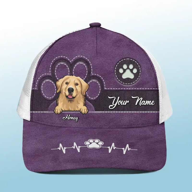 Dog Hair, Don't Care - Dog Personalized Custom Mesh-back Baseball Cap, Baseball Trucker Cap - Gift For Pet Owners, Pet Lovers