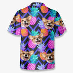 Custom Photo Fully Enjoy Tropical Summer Vibes - Dog & Cat Personalized Custom Unisex Tropical Hawaiian Aloha Shirt - Summer Vacation Gift, Gift For Dog Lovers