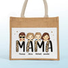 I'm A Professional Mama - Family Personalized Custom Tote Gift Bags, Jute Tote Bags, Beach Bags - Gift For Mom, Grandma