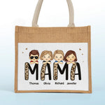 I'm A Professional Mama - Family Personalized Custom Tote Gift Bags, Jute Tote Bags, Beach Bags - Gift For Mom, Grandma