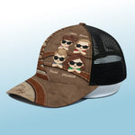 We Are Born Of Love - Family Personalized Custom Mesh-back Baseball Cap, Baseball Trucker Cap - Gift For Family
