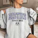 Custom Name Besties Gifts for Women - Personalized Sweater