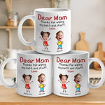 Custom Photo Our Family Stay Together And Forever - Family Personalized Custom Mug - Gift For Mom