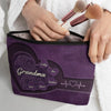 Becoming A Grandmother Is Wonderful - Family Personalized Custom Cosmetic Bag - Gift For Mom, Grandma