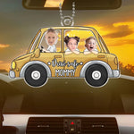 Custom Photo Family Trips Fuel The Soul - Family Personalized Custom Car Ornament - Acrylic Custom Shaped - Gift For Mom, New Moms