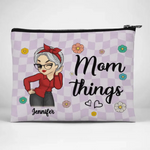 Sometimes People Are Beautiful - Family Personalized Custom Cosmetic Bag - Gift For Mom, Grandma